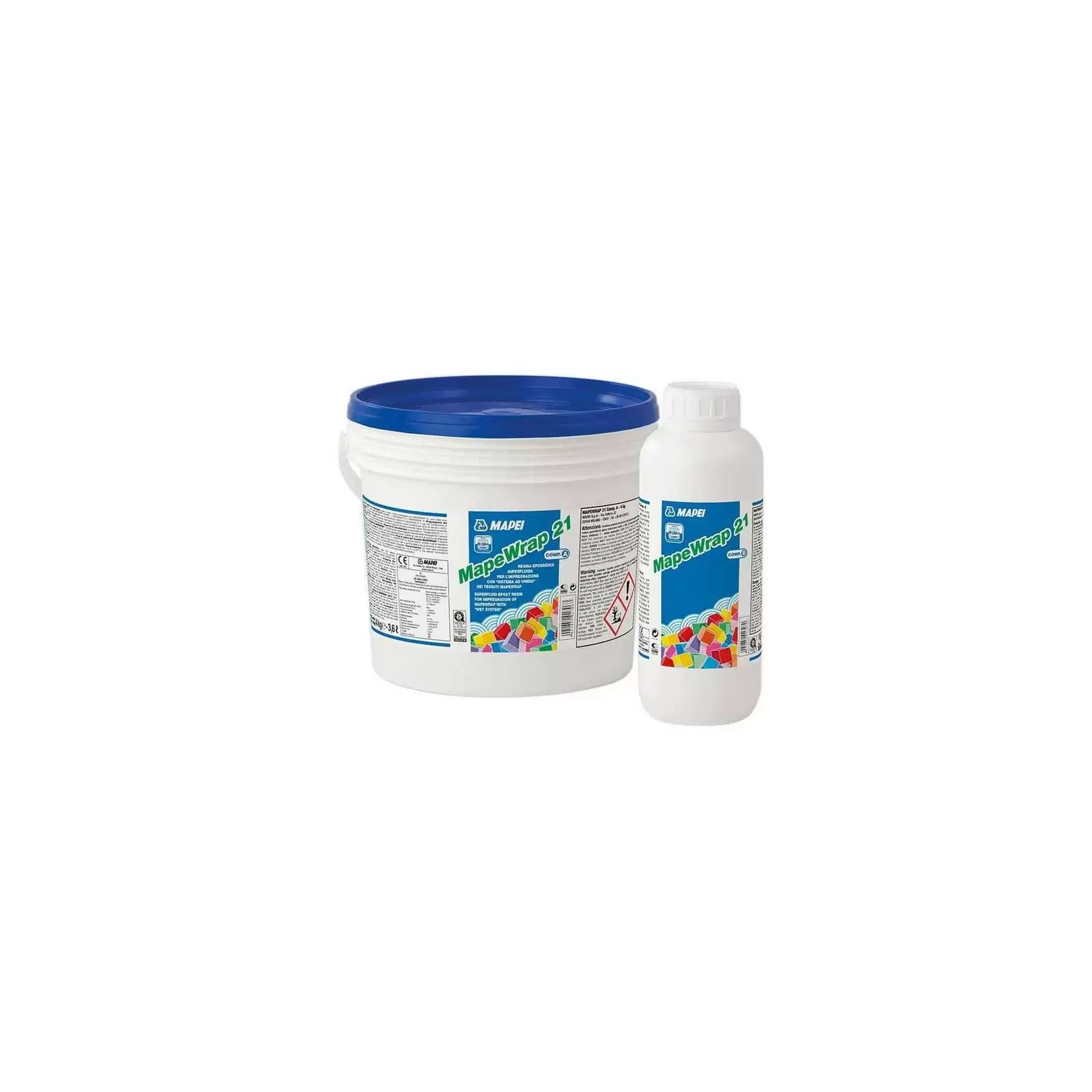 Adesivo Epossidico Bicomponente Mapewrap 31 Mapei 5Kg 1 Adesivo Epossidico Bicomponente Mapewrap 31 Mapei 5Kg