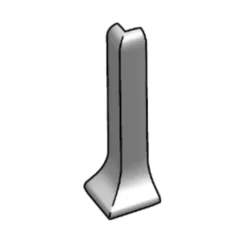 Angolo Esterno Per Battiscopa Metal Line 90 Profilpas