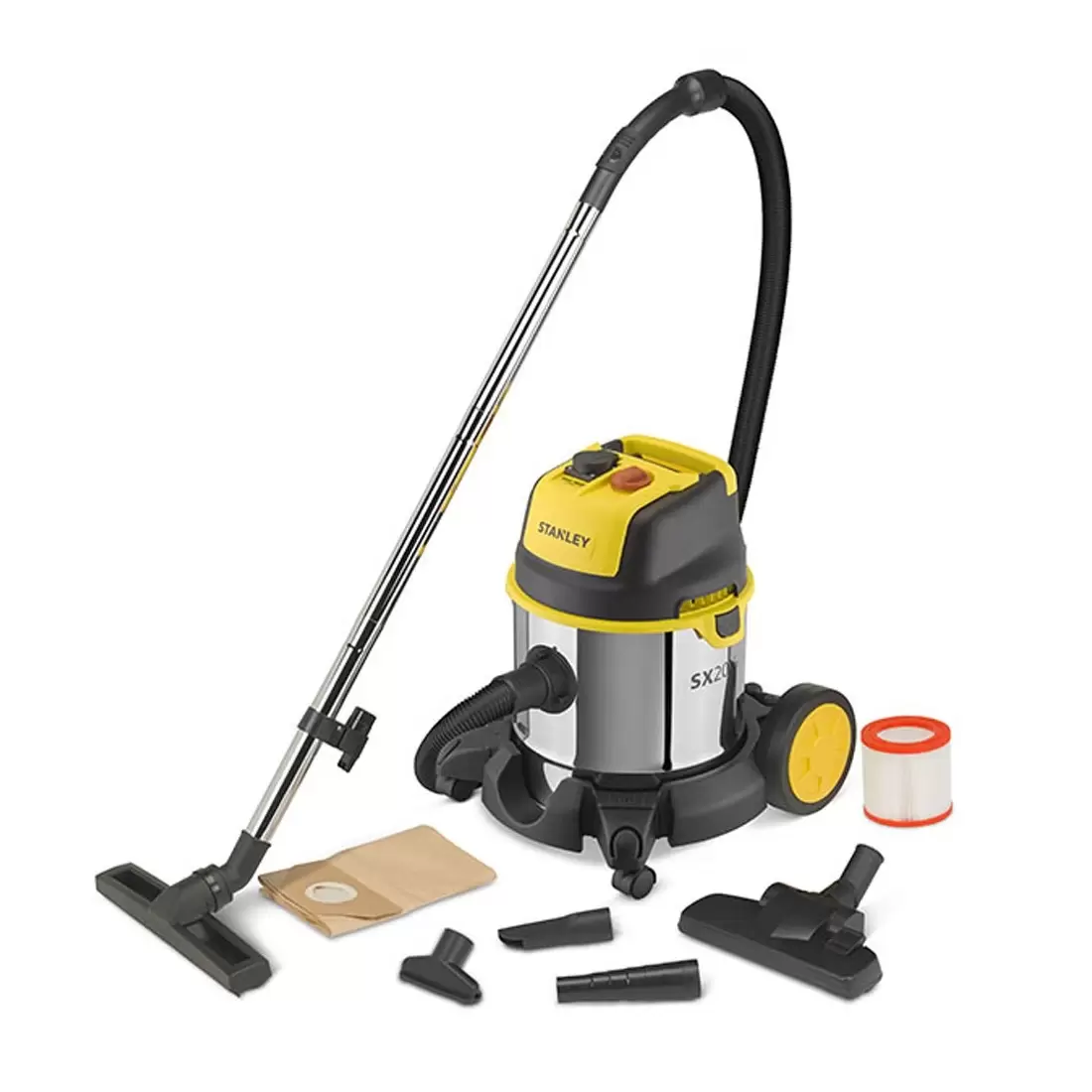 Aspira Solidi E Liquidi 20Lt 1400W SXVC20XTE Stanley 1 Aspira Solidi E Liquidi 20Lt 1400W SXVC20XTE Stanley