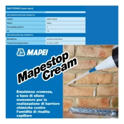 Mapestop Cream Mapei Barriera Chimica Umidità Risalita 280ml