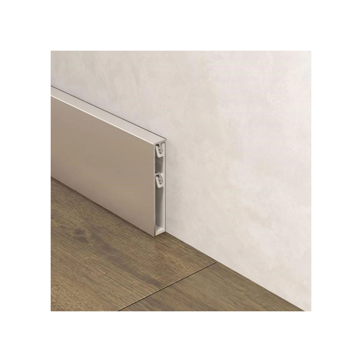 Battiscopa In Alluminio Squadrato Metal Line 105 1 Battiscopa In Alluminio Squadrato Metal Line 105