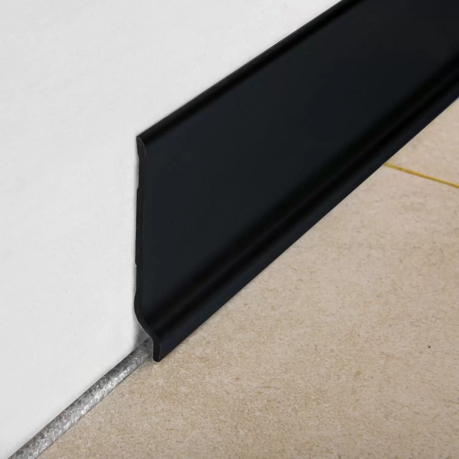 Battiscopa Nero 200 Cm H 70 Mm Progress Profiles 70 BTPR 1 Battiscopa Nero 200 Cm H 70 Mm Progress Profiles 70 BTPR