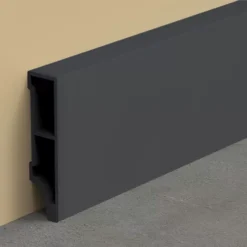 Battiscopa Nero 240 Cm H 40 Mm Progress Profiles 4010 BTEPR