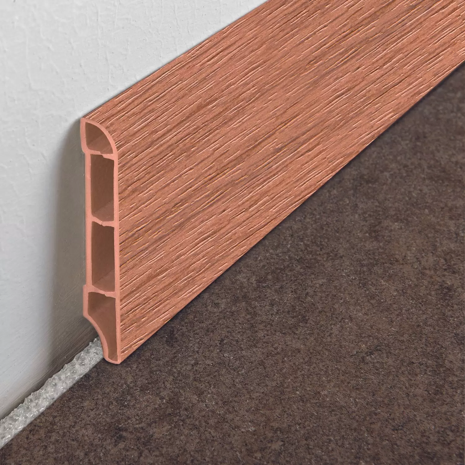 Battiscopa Zebrano Chiaro 250 Cm H 70 Mm Progress Profiles 7011 BTEPR 2 Battiscopa Zebrano Chiaro 250 Cm H 70 Mm Progress Profiles 7011 BTEPR - immagine 2