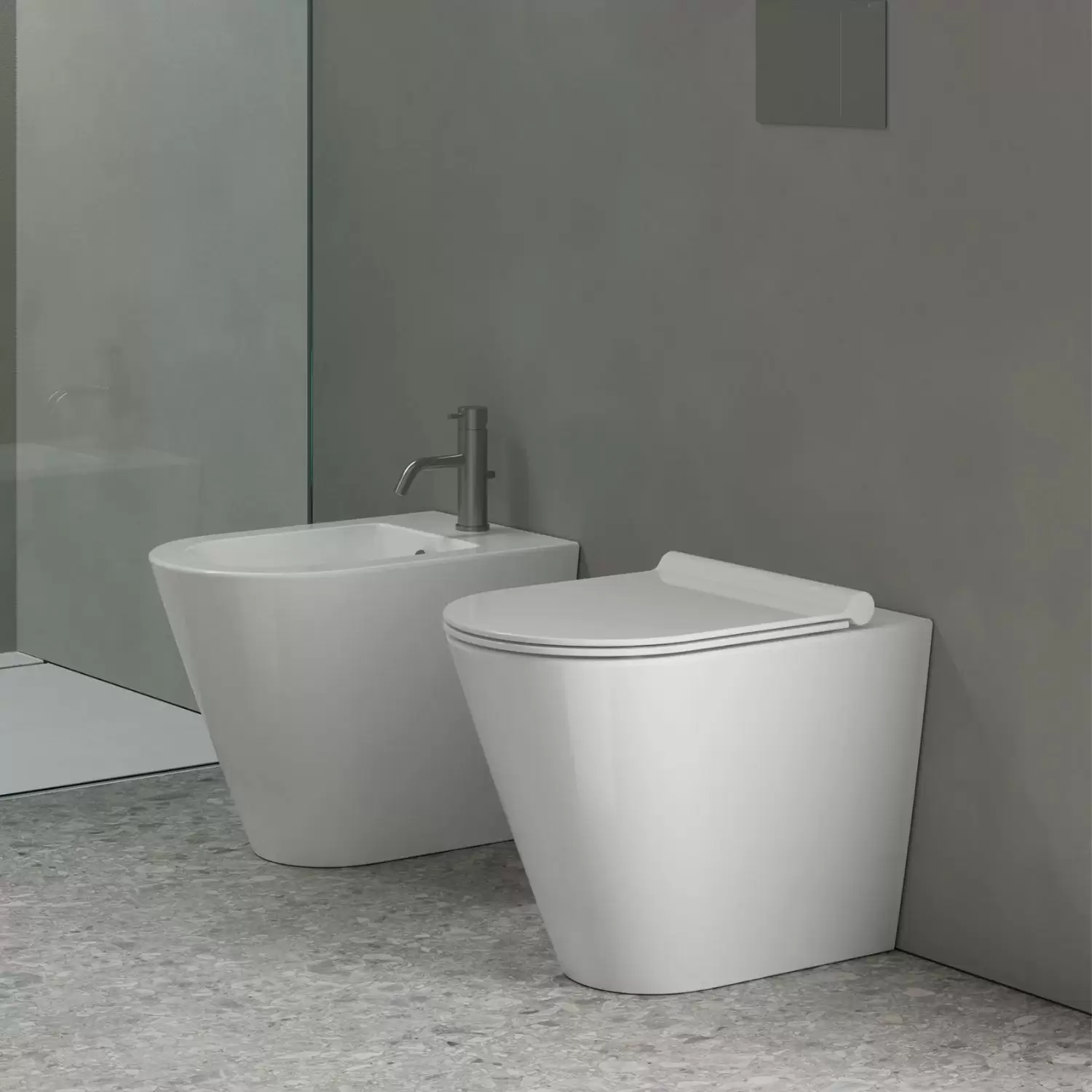 Bidet A Pavimento 55x35 Zero Catalano 6 Bidet A Pavimento 55x35 Zero Catalano - immagine 6