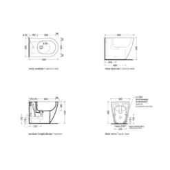Bidet A Pavimento 56x36 Cm Flaminia Link -Vendite Ediliamo bidet a pavimento 56x36 cm flaminia link 2