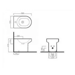 Bidet A Pavimento Hatria Daytime 56x37 Cm -Vendite Ediliamo bidet a pavimento hatria daytime 56x37 cm 1