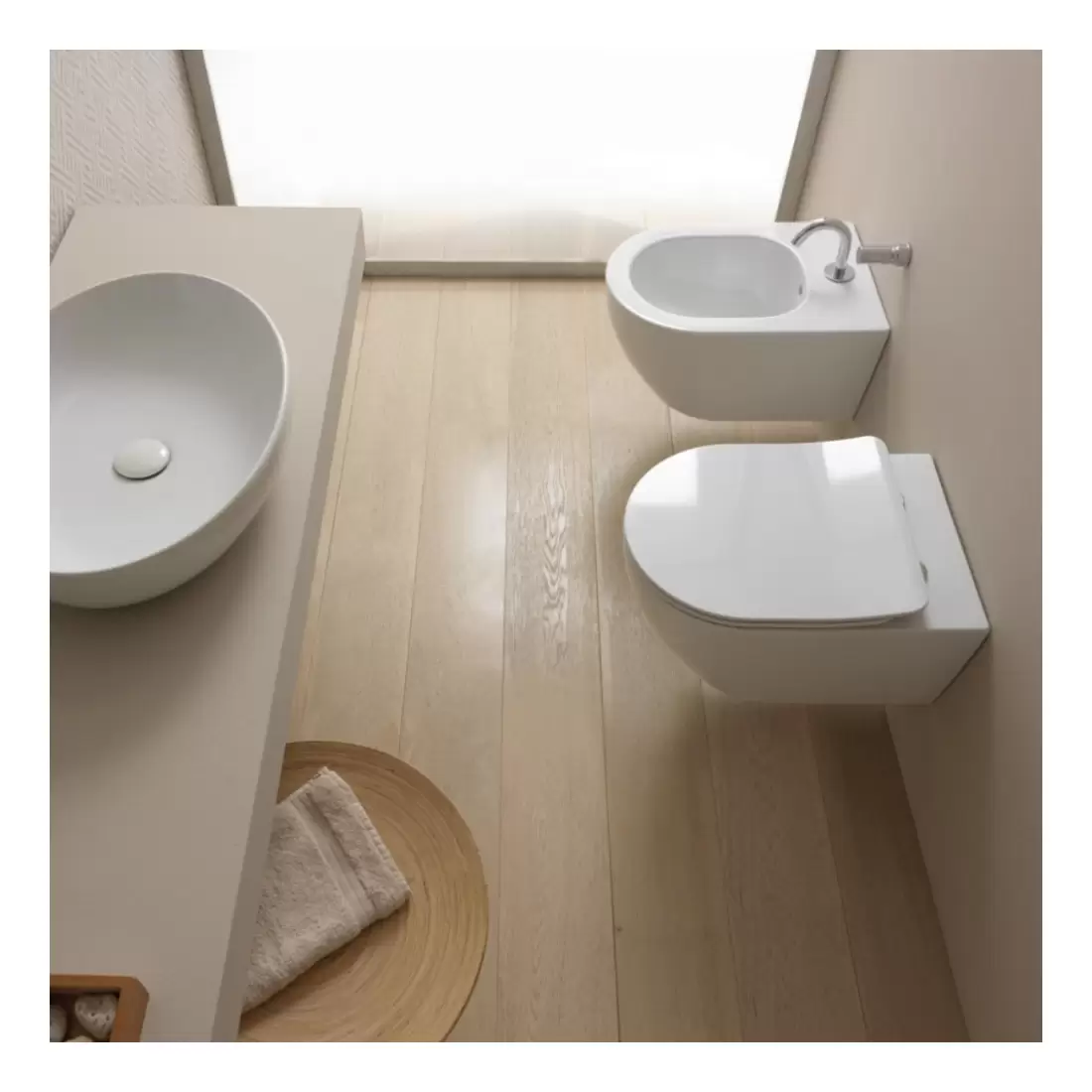 Bidet Sospeso 52x36 Cm Gsg Ceramiche Like 3 Bidet Sospeso 52x36 Cm Gsg Ceramiche Like - immagine 3