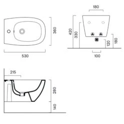 Bidet Sospeso 53 X 36 Alvea Catalano Bianco 7 Bidet Sospeso 53 X 36 Alvea Catalano Bianco -Vendite Ediliamo bidet sospeso 53 x 36 alvea catalano bianco 3