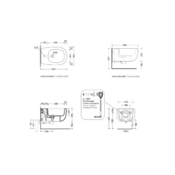 Bidet Sospeso 54x38 Cm Flaminia Bonola 7 Bidet Sospeso 54x38 Cm Flaminia Bonola -Vendite Ediliamo bidet sospeso 54x38 cm flaminia bonola 3
