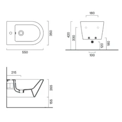 Bidet Sospeso 55x35 Zero 55 Catalano Bianco Lucido -Vendite Ediliamo bidet sospeso 55x35 zero 55 catalano bianco lucido 3