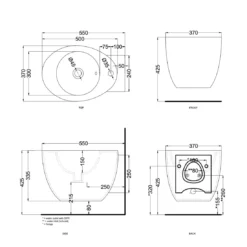 Bidet Sospeso 55x37 Cm Cielo Ceramica Le Giare 6 Bidet Sospeso 55x37 Cm Cielo Ceramica Le Giare -Vendite Ediliamo bidet sospeso 55x37 cm cielo ceramica le giare 2