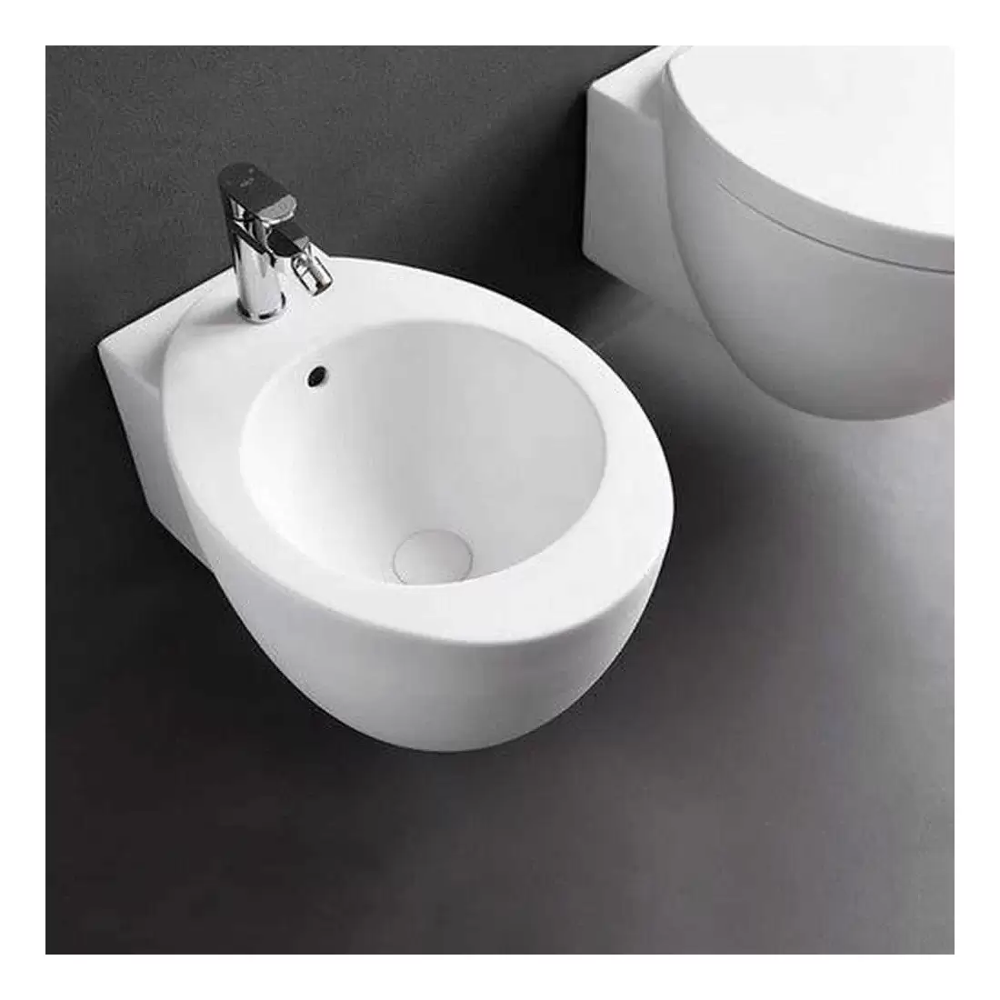 Bidet Sospeso 55x37 Cm Cielo Ceramica Le Giare 4 Bidet Sospeso 55x37 Cm Cielo Ceramica Le Giare - immagine 4
