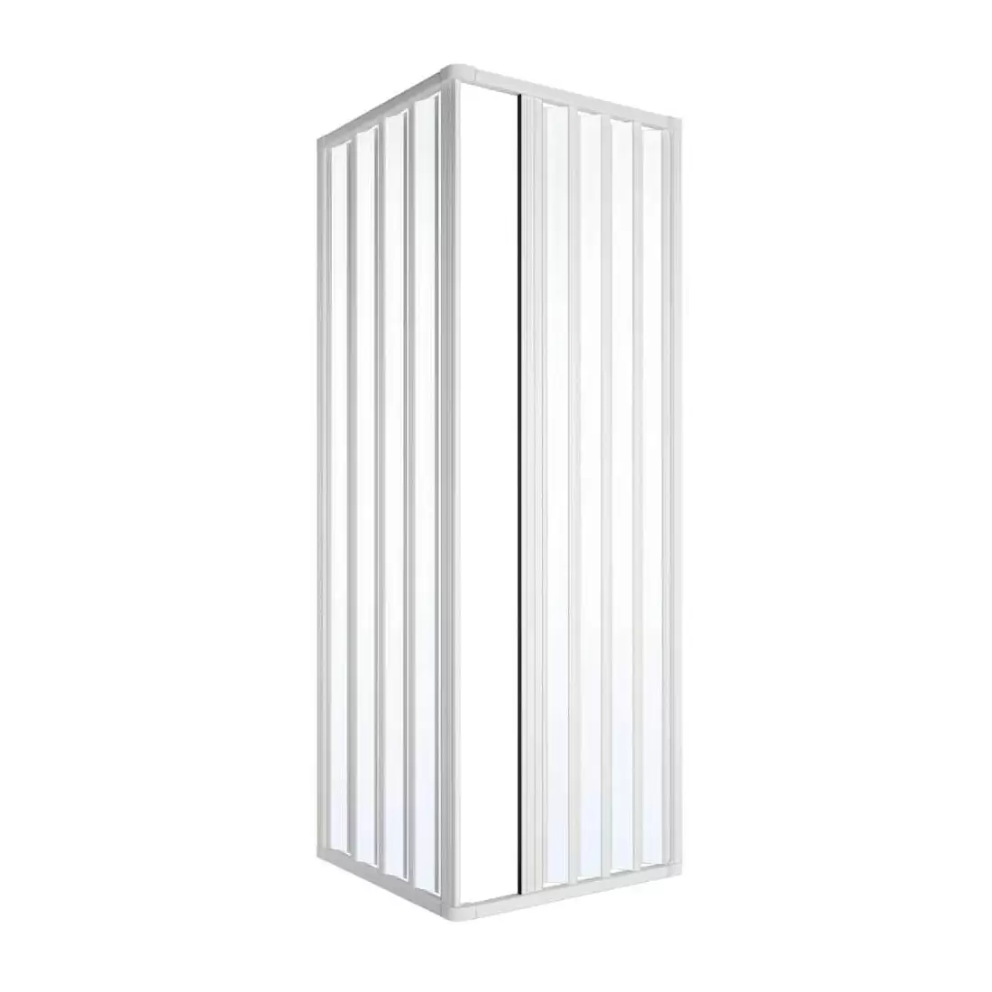 Box Doccia 100x100 Cm A Due Lati Apertura Totale Parigi PVC 3 Box Doccia 100x100 Cm A Due Lati Apertura Totale Parigi PVC - immagine 3