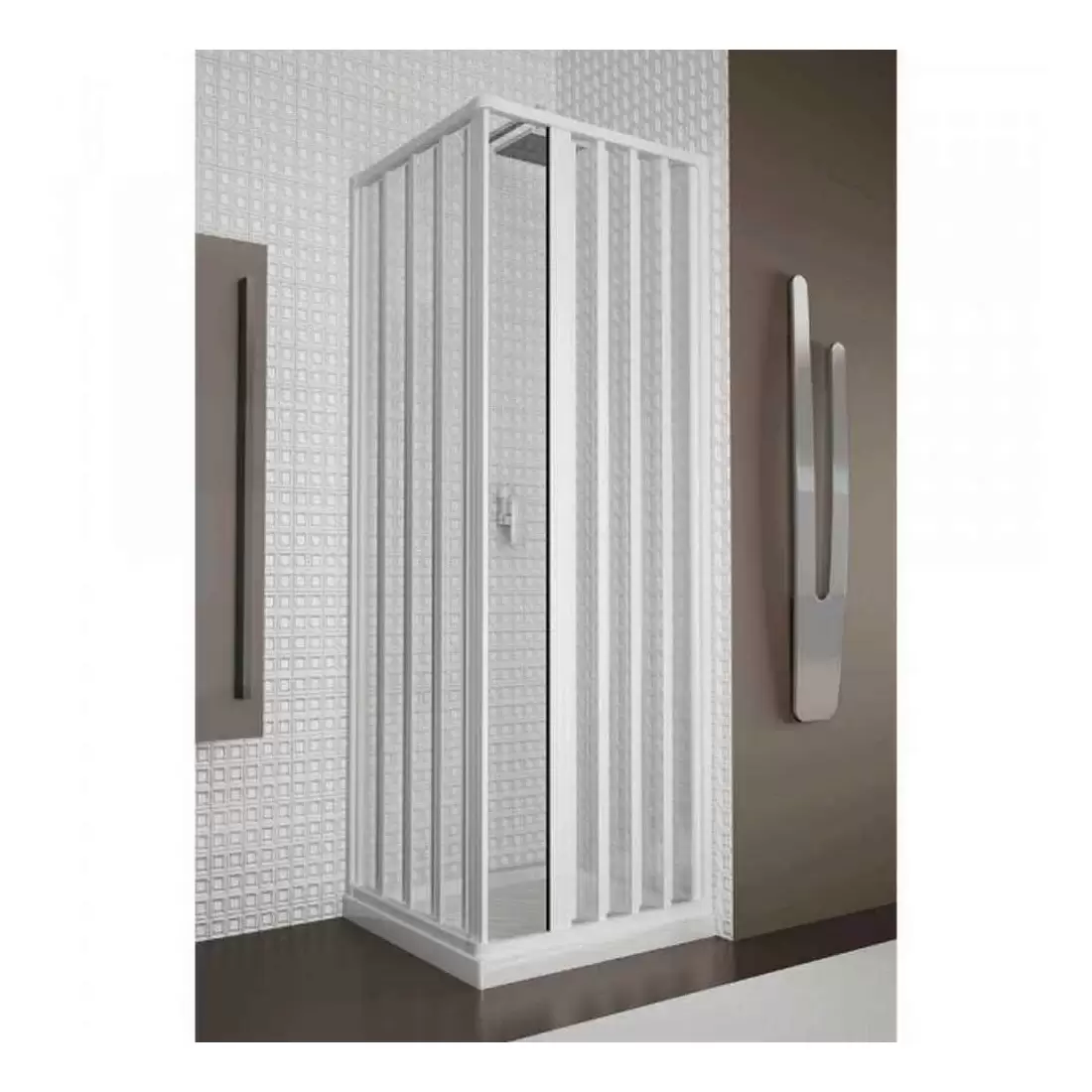 Box Doccia 70x100 Cm A Due Lati Apertura Totale Parigi PVC 1 Box Doccia 70x100 Cm A Due Lati Apertura Totale Parigi PVC