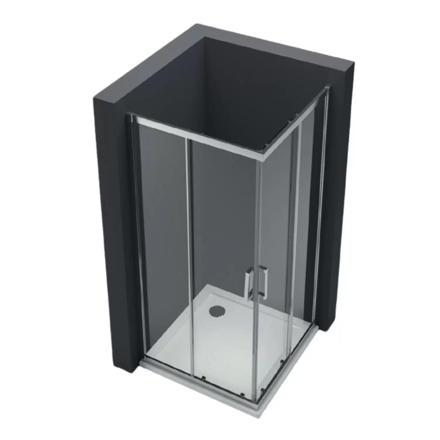 Box Doccia 90x90 Cm Ante Scorrevoli Austen 3 Box Doccia 90x90 Cm Ante Scorrevoli Austen - immagine 3