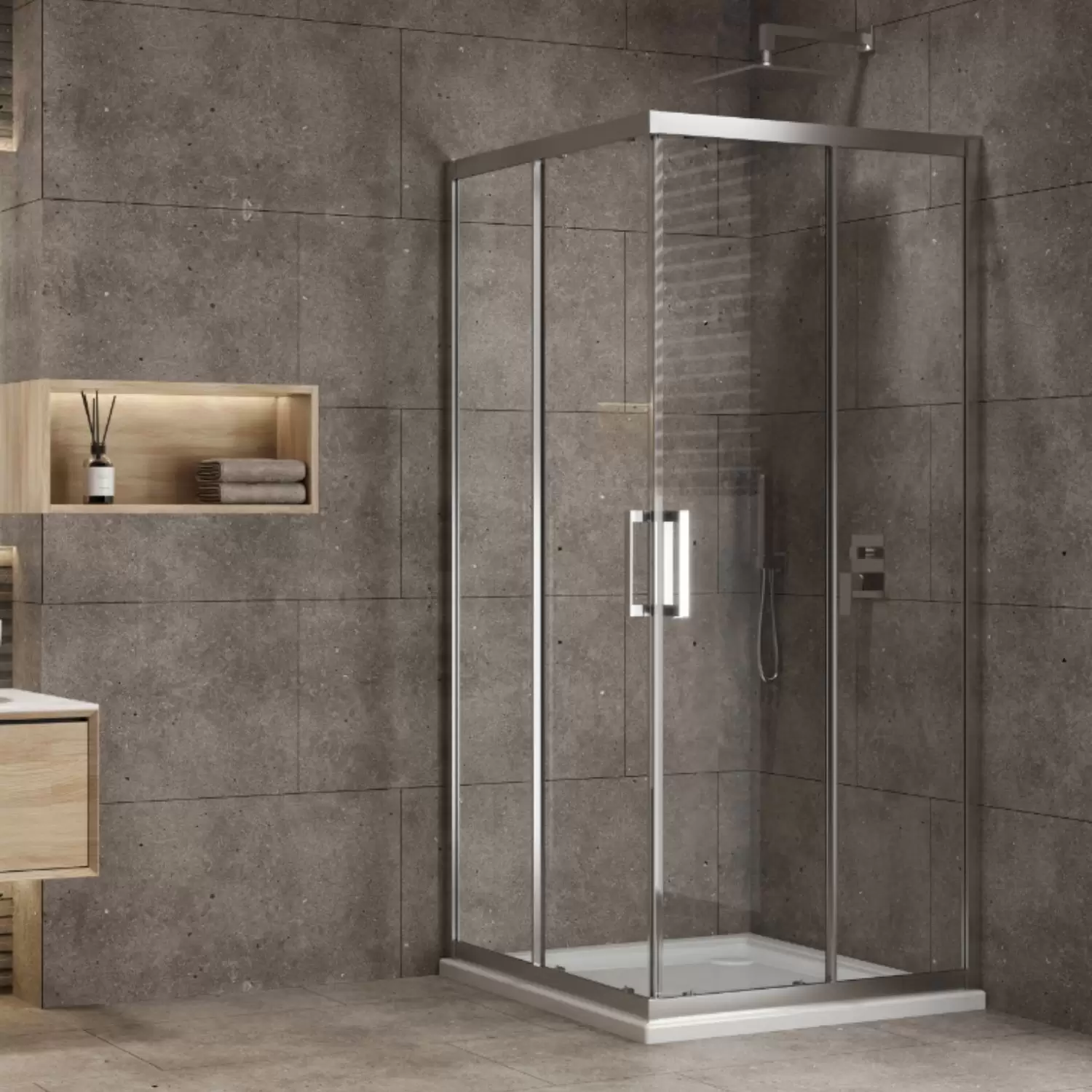 Box Doccia 90x90 Cm Ante Scorrevoli Austen 1 Box Doccia 90x90 Cm Ante Scorrevoli Austen