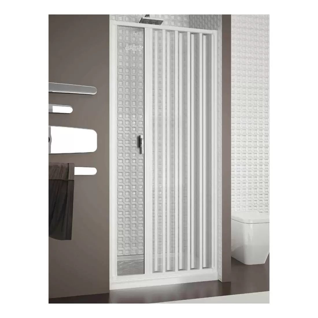 Box Doccia Nicchia Da 120 A 130cm Apertura Laterale Tokyo PVC 1 Box Doccia Nicchia Da 120 A 130cm Apertura Laterale Tokyo PVC