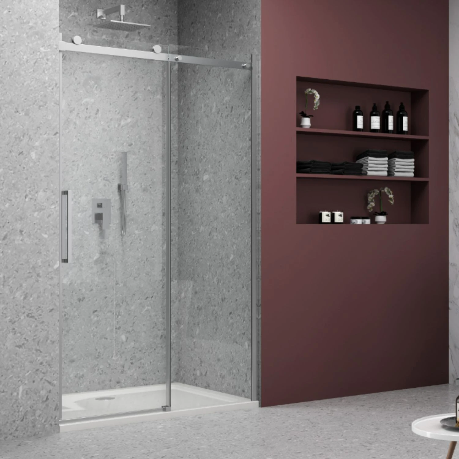 Box Doccia Per Nicchia Cromo Lucido 8 Mm Giotto 1 Box Doccia Per Nicchia Cromo Lucido 8 Mm Giotto