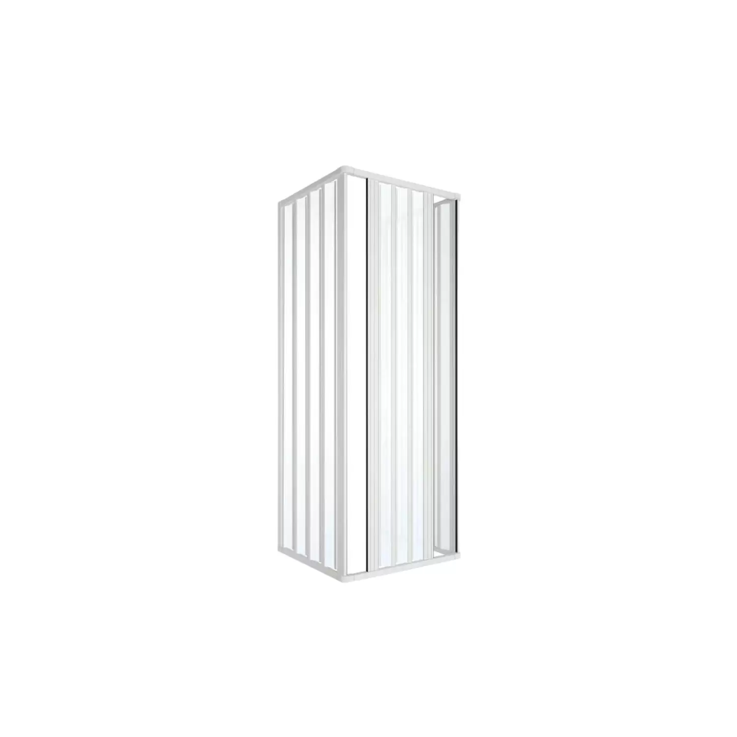 Box Doccia Tre Lati 100x100x100cm Aperture Laterali Rio PVC 3 Box Doccia Tre Lati 100x100x100cm Aperture Laterali Rio PVC - immagine 3