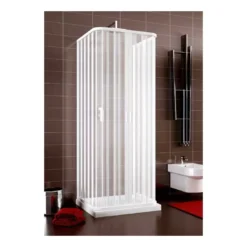 Box Doccia Tre Lati 70x120x70cm Apertura Centrale Praga PVC