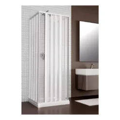 Box Doccia Tre Lati 70x170x70cm Apertura Bilaterale Rio PVC