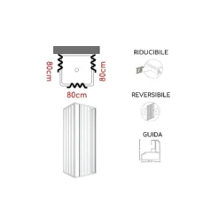 Box Doccia Tre Lati 80x80x80 Cm Apertura Bilaterale Rio PVC 7 Box Doccia Tre Lati 80x80x80 Cm Apertura Bilaterale Rio PVC -Vendite Ediliamo box doccia tre lati 80x80x80 cm apertura bilaterale rio pvc 3