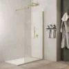 Box Doccia Walk-In Oro Satinato Cristallo 8mm Monet -Vendite Ediliamo box doccia walk in oro lucido cristallo 8mm monet 4
