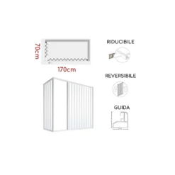 Box Vasca 70x170 Cm A Due Lati Dublino PVC 7 Box Vasca 70x170 Cm A Due Lati Dublino PVC -Vendite Ediliamo box vasca 70x170 cm a due lati dublino pvc 3