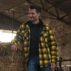 Camicia In Pile U-Power WILLOW Yellow Pepita -Vendite Ediliamo camicia in pile u power willow yellow pepita 6