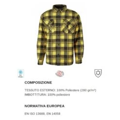 Camicia In Pile U-Power WILLOW Yellow Pepita -Vendite Ediliamo camicia in pile u power willow yellow pepita 8