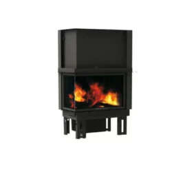 Camino A Legna IC Tekno 2 DX Italiana Camini 809380 V/N