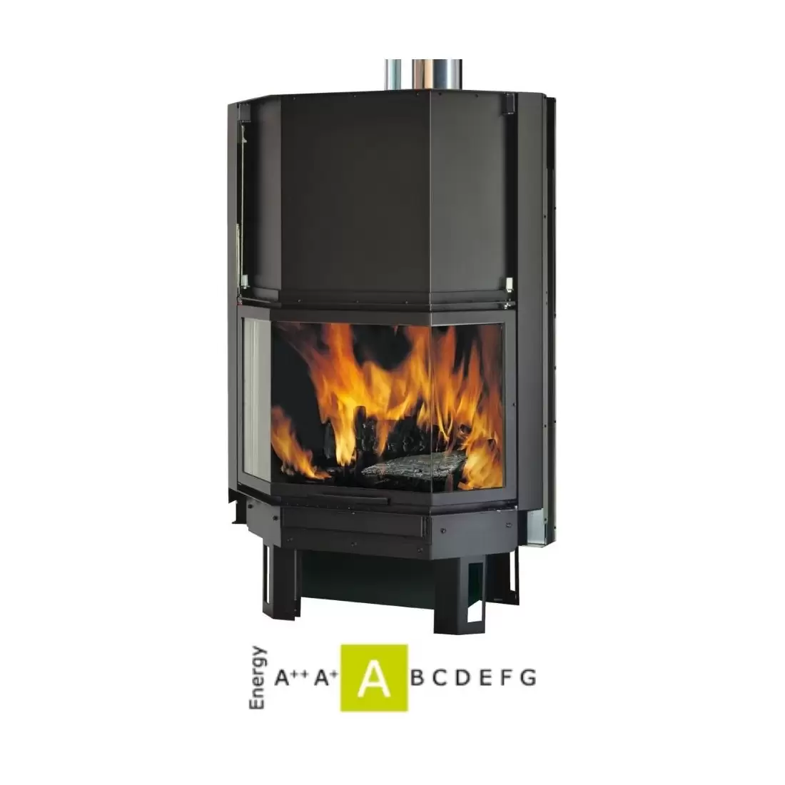 Camino A Legna Prismatico IC Tekno 3 Italiana Camini 809370 V/F 1 Camino A Legna Prismatico IC Tekno 3 Italiana Camini 809370 V/F