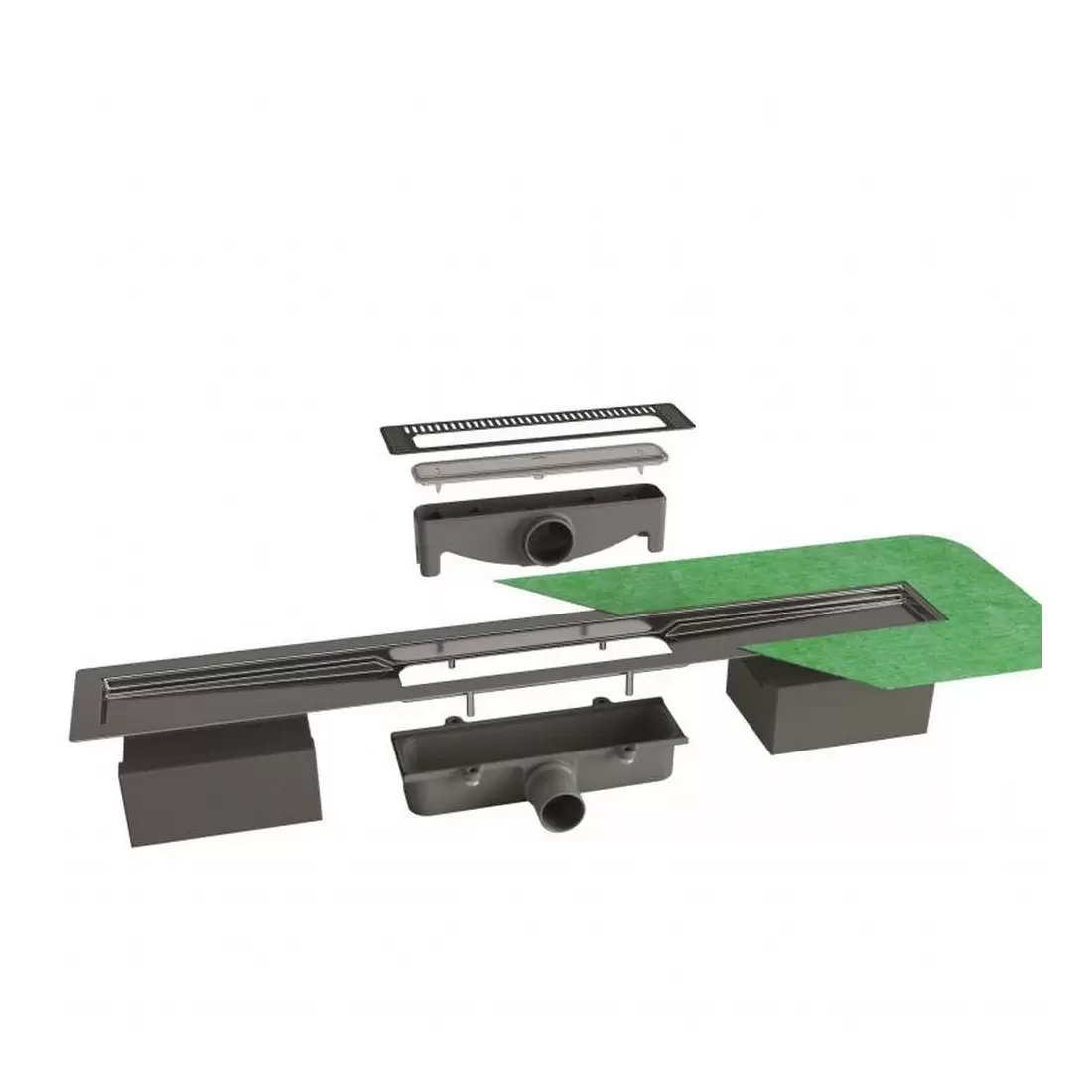 Canaletta Doccia 80cm PP Drain Aqua Profilpas 22102 1 Canaletta Doccia 80cm PP Drain Aqua Profilpas 22102