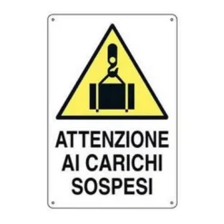 Cartello Carichi Sospesi 43x68cm 30320 FT