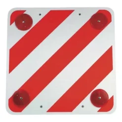 Cartello Carichi Sporgenti 50x50cm Neri 120012