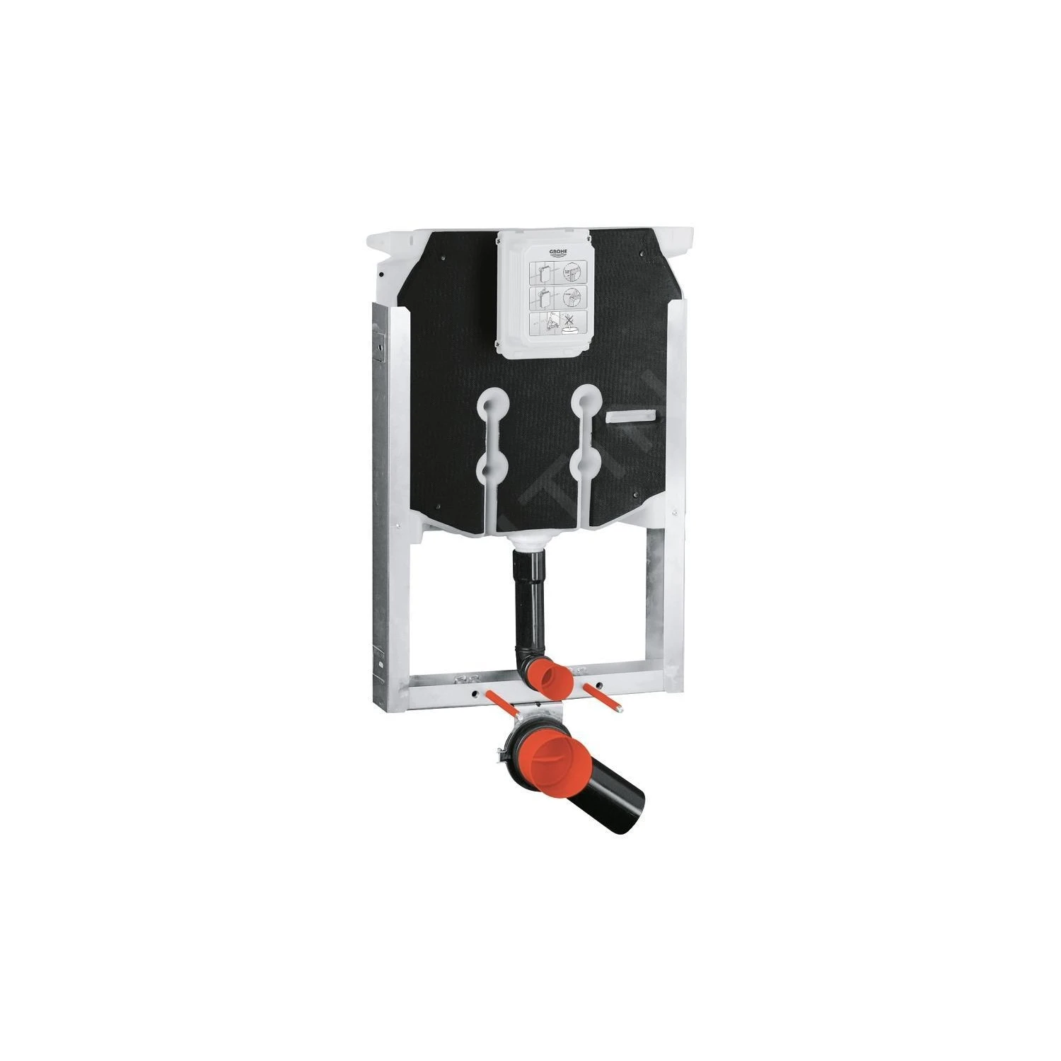 Cassetta Di Scarico Sanitario Sospeso 38729 Uniset Grohe 1 Cassetta Di Scarico Sanitario Sospeso 38729 Uniset Grohe