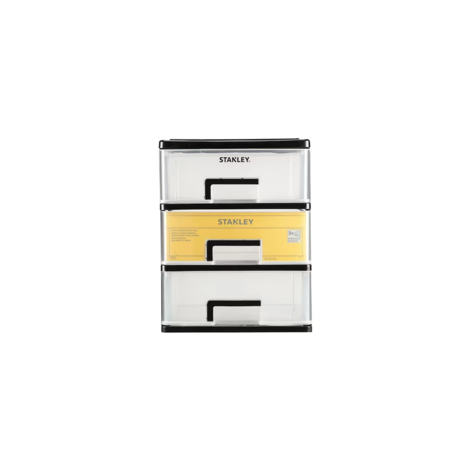 Cassettiera STANLEY Essential 3 Cassetti 15x21,2x19cm 2 Cassettiera STANLEY Essential 3 Cassetti 15x21,2x19cm - immagine 2