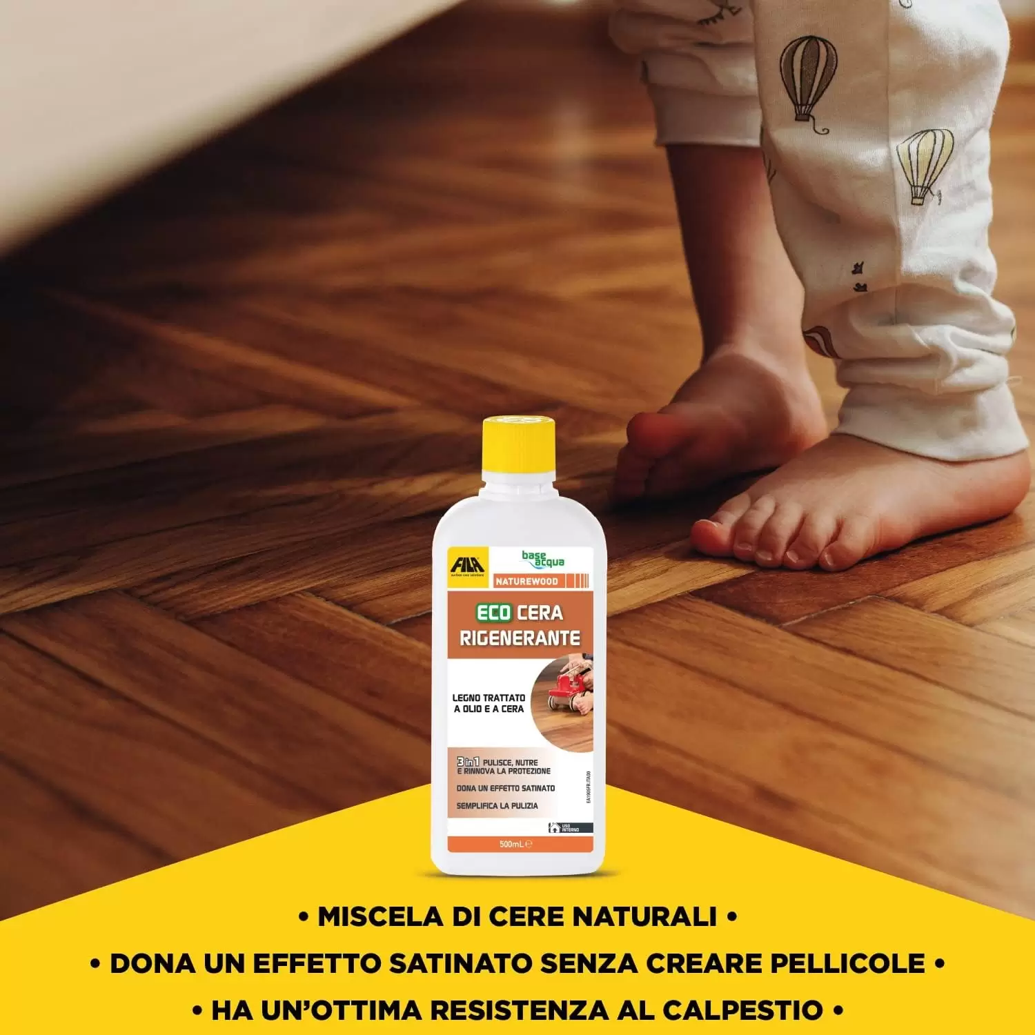 Cera Rigenerante Legno Naturewood Eco Fila 4 Cera Rigenerante Legno Naturewood Eco Fila - immagine 4