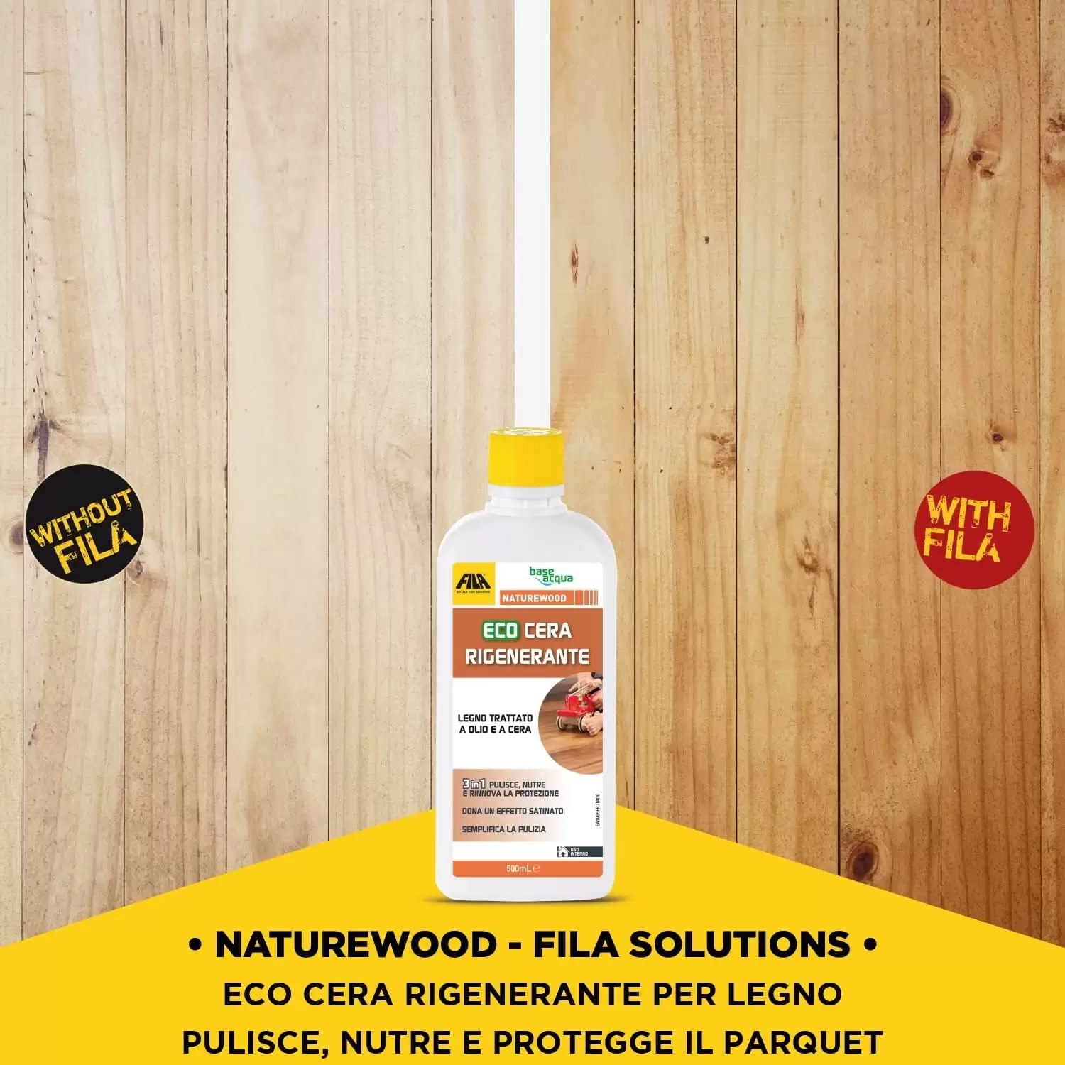 Cera Rigenerante Legno Naturewood Eco Fila 6 Cera Rigenerante Legno Naturewood Eco Fila - immagine 6