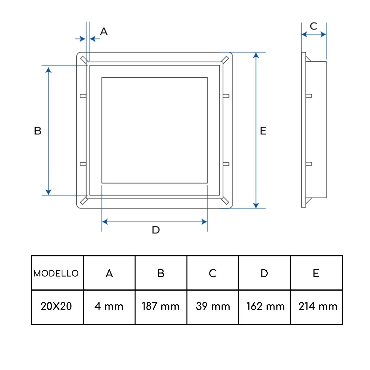 Chiusino A Griglia PVC Completo Di Telaio Dakota 2 Chiusino A Griglia PVC Completo Di Telaio Dakota - immagine 2