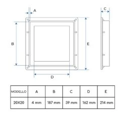 Chiusino In PVC Completo Di Telaio Dakota Classe A15 -Vendite Ediliamo chiusino in pvc completo di telaio dakota classe a15 2