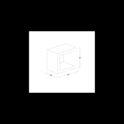 Cubo Espositore 45x29 Cm In Polietilene Kloris -Vendite Ediliamo contenitore a cubo componibile pop up kloris 1