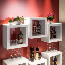 Cubo Espositore 45x29 Cm In Polietilene Kloris -Vendite Ediliamo contenitore a cubo componibile pop up kloris 5