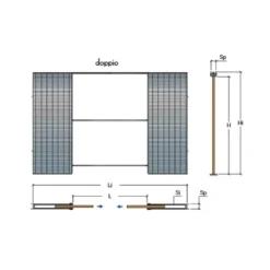 Controtelaio Scrigno Intonaco Anta Doppia 125mm Scrignotech -Vendite Ediliamo controtelaio anta doppia intonaco 125mm scrignotech scrigno 1