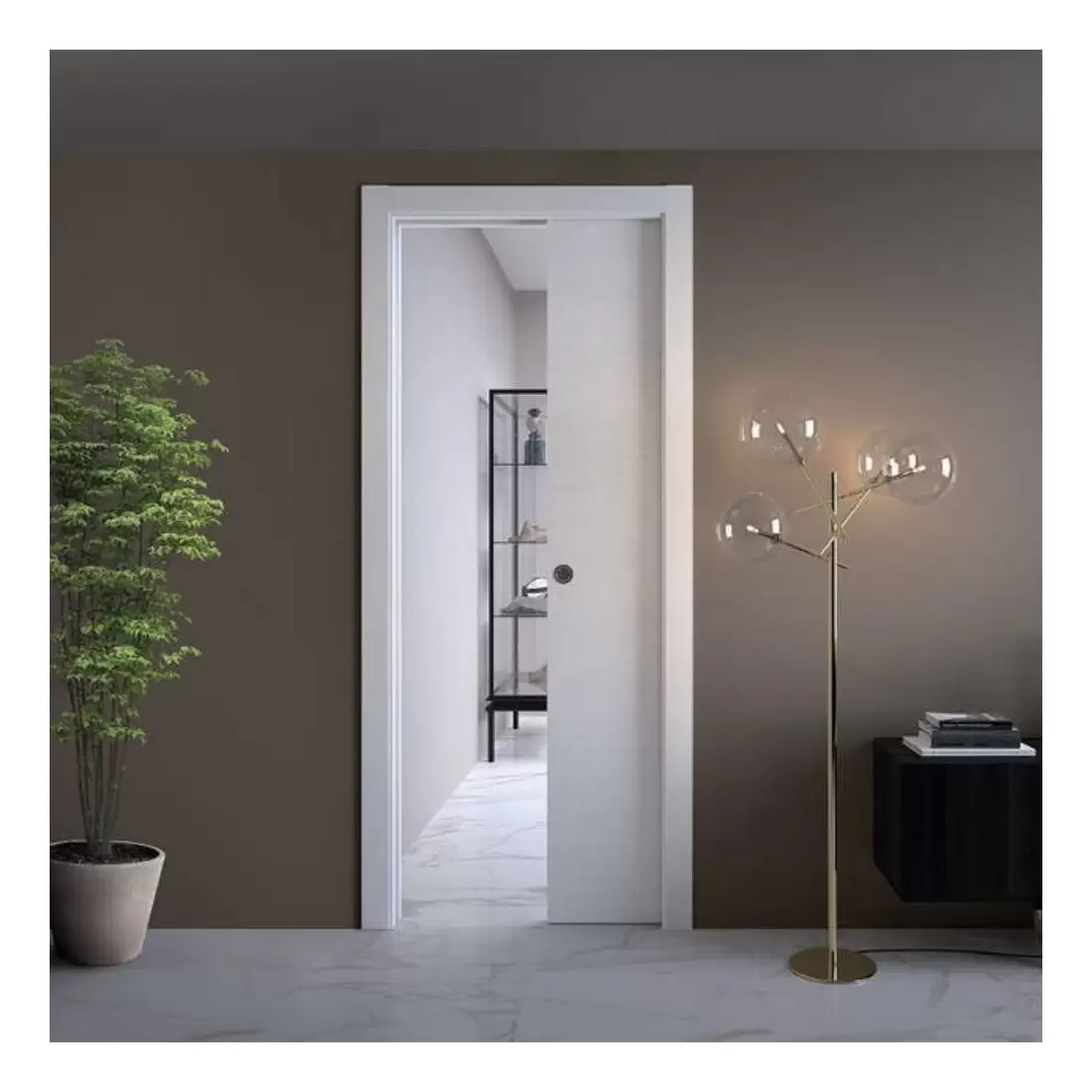 Controtelaio Scrigno Cartongesso 100mm ScrignoTech Anta Unica 4 Controtelaio Scrigno Cartongesso 100mm ScrignoTech Anta Unica - immagine 4