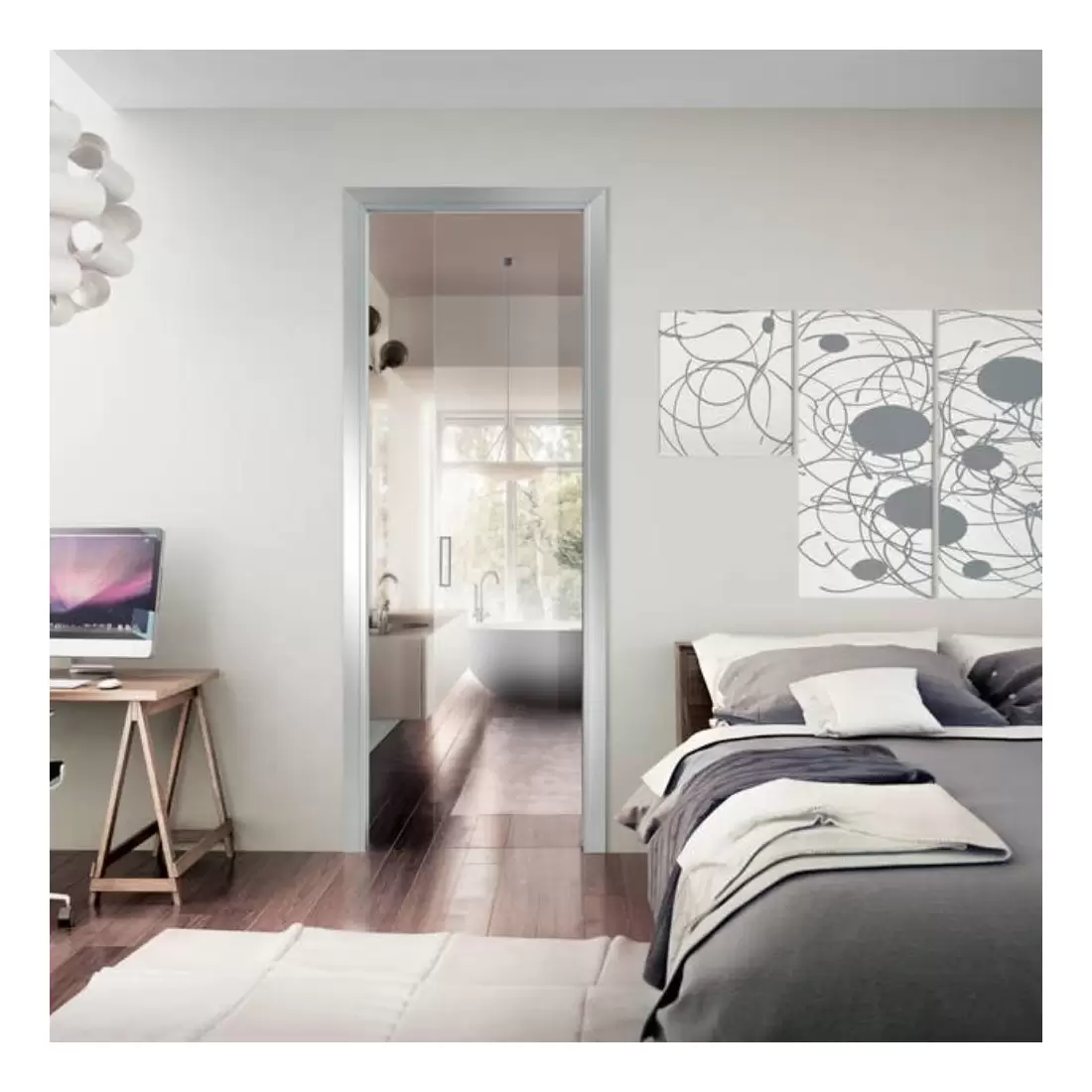 Controtelaio Scrigno Gold Intonaco Anta Unica 125mm 4 Controtelaio Scrigno Gold Intonaco Anta Unica 125mm - immagine 4