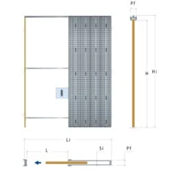Controtelaio Intonaco Scrigno Maestro 70x210 125mm Platinum -Vendite Ediliamo controtelaio intonaco scrigno maestro 70x210 125mm platinum 3