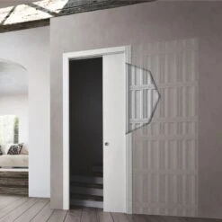 Controtelaio Intonaco Scrigno Maestro 90x210 125mm Platinum