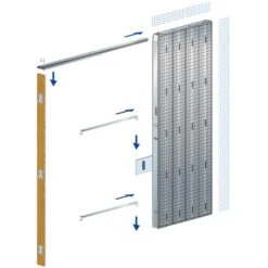 Controtelaio Intonaco Scrigno Maestro 90x210 125mm Platinum -Vendite Ediliamo controtelaio intonaco scrigno maestro 90x210 125mm platinum 4